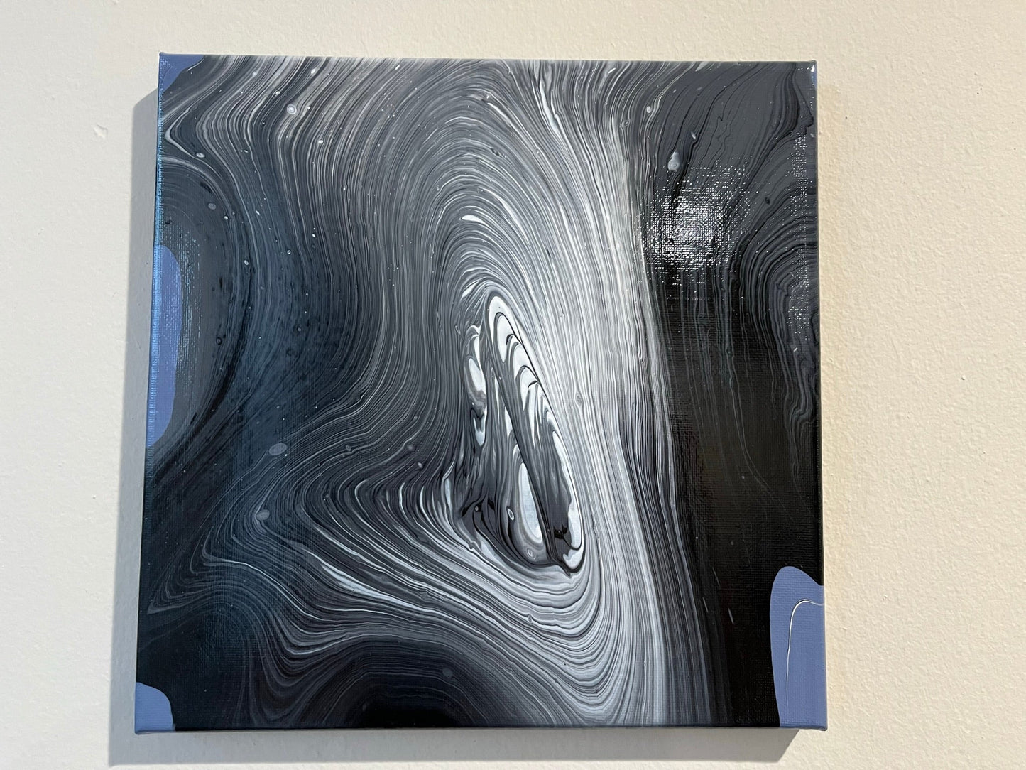 Original Hand Created Arcrylic Pouring and Fluid Art Painting on 10"x10" Canvas~ Varnished - Palace Buy