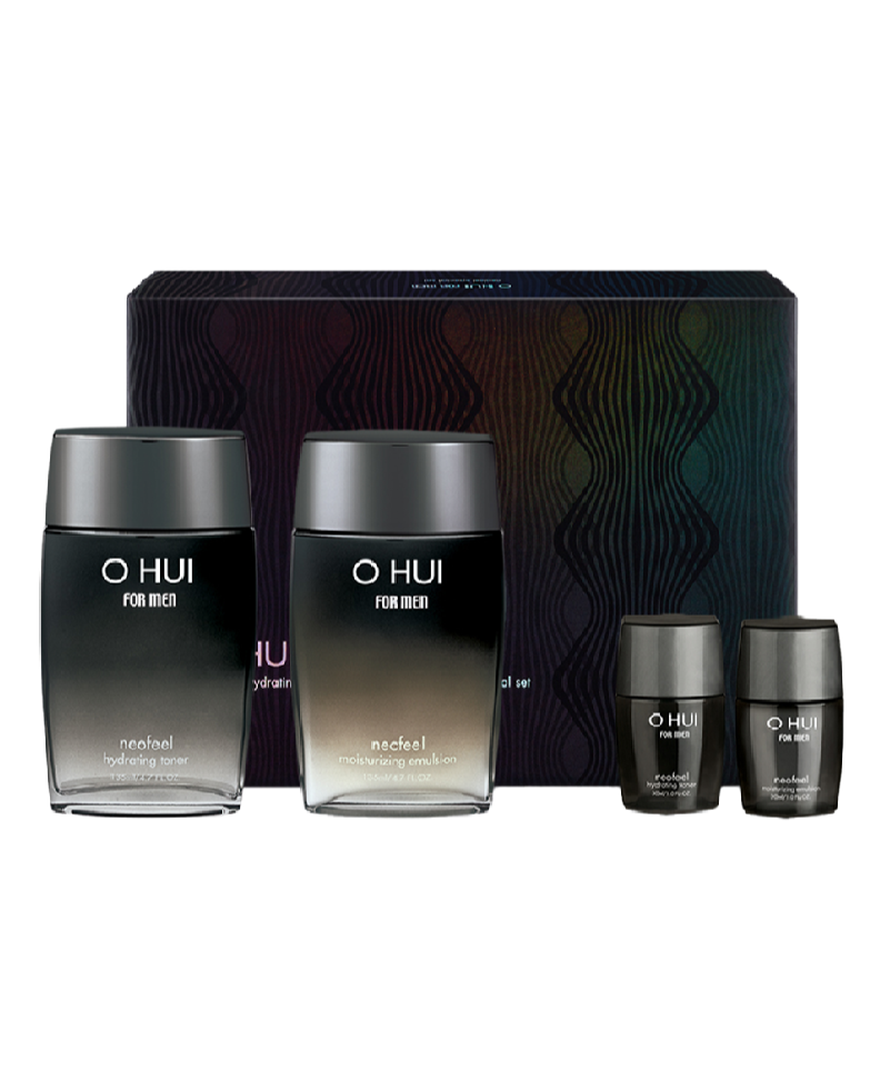 OHUI For Men Neofeel 2PC Set (Skin+Emulsion)    Fresh,Moisture,Pore care