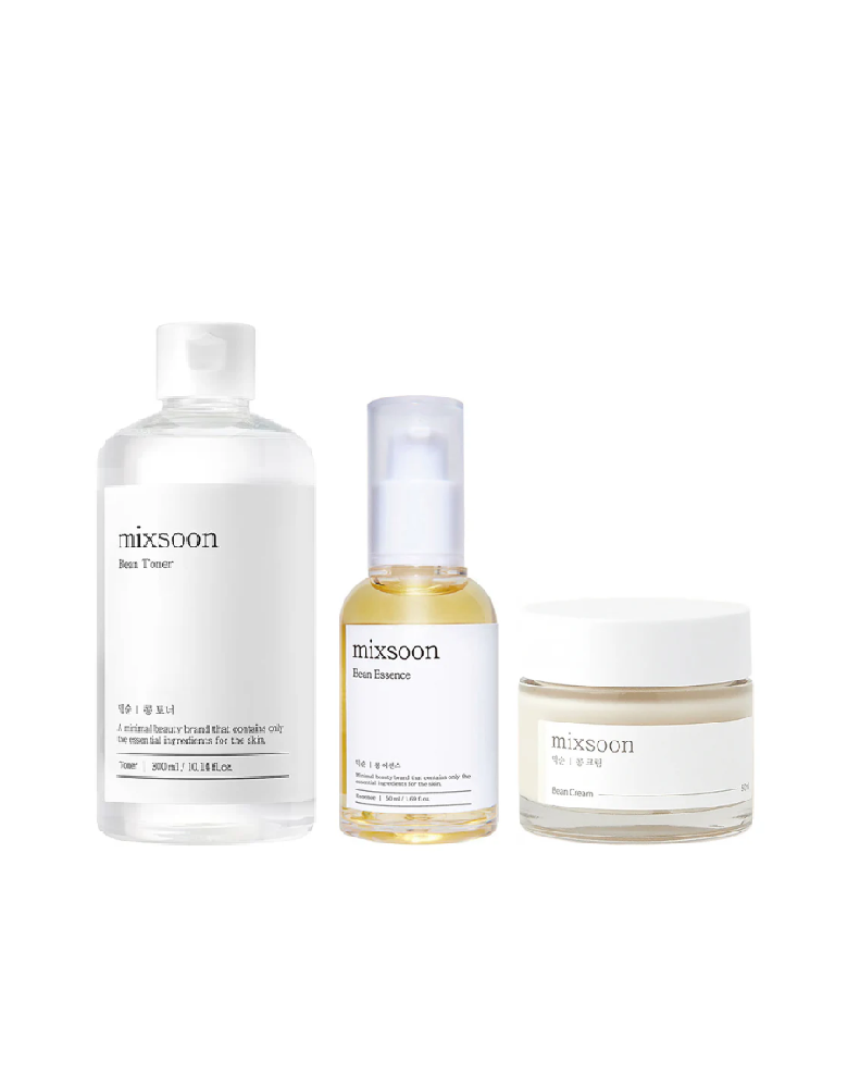 Mixsoon Bean Duo Bundle (Toner+Essence+Cream)