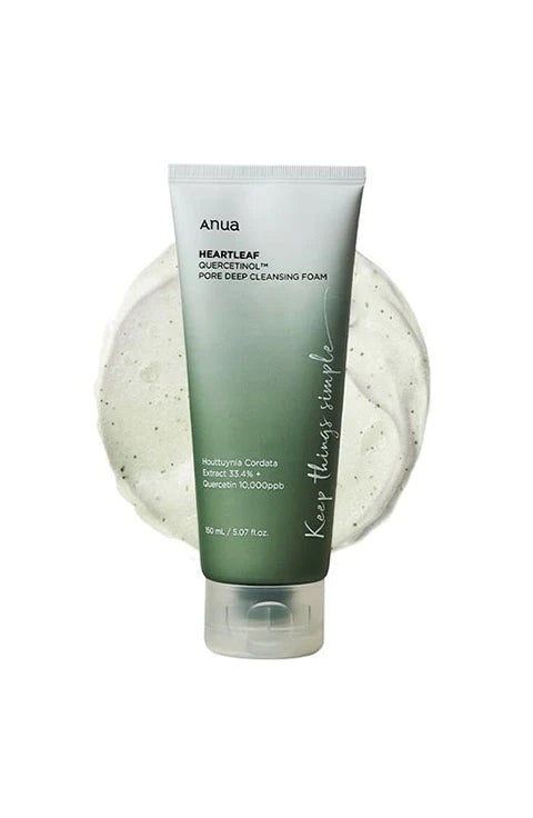 Anua Heartleaf Quercentinol Pore Deep Cleansing Foam 150ml