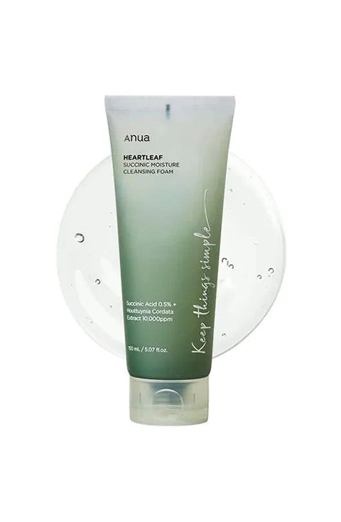 Anua Heartleaf Succinic Moisture Cleansing Foam 150ml