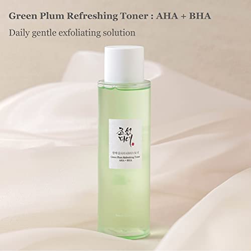 BEAUTY OF JOSEON Green Plum Refreshing Toner  AHA + BHA  150ml