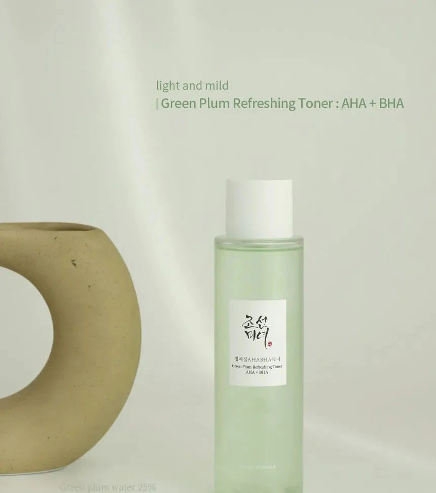 BEAUTY OF JOSEON Green Plum Refreshing Toner  AHA + BHA  150ml