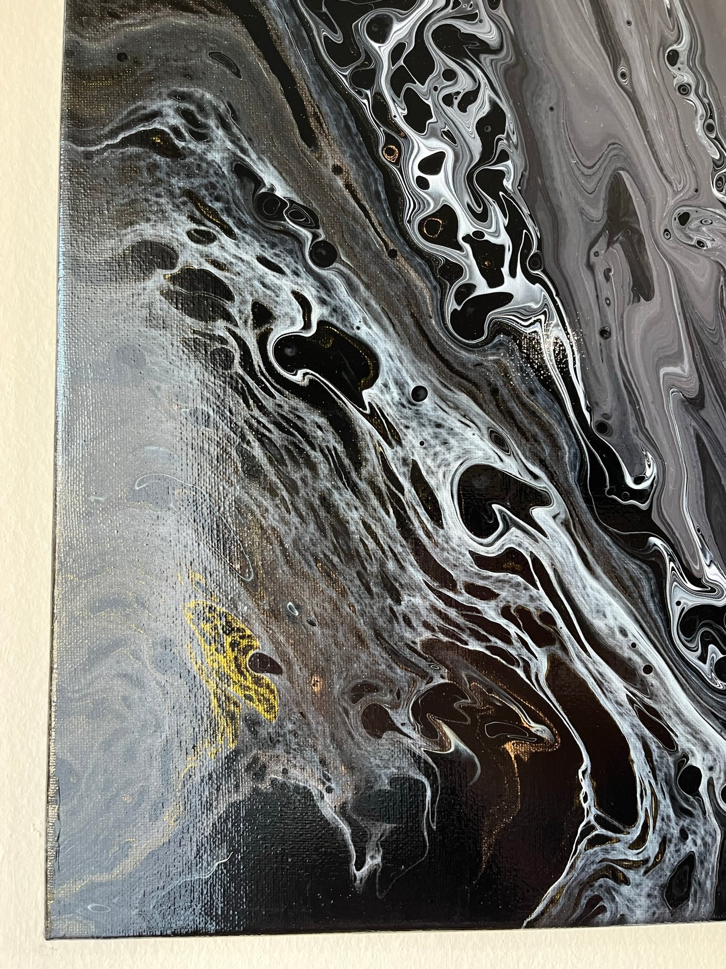 Original Hand Created Arcrylic Pouring and Fluid Art Painting on 16"x20" Canvas~ Varnished