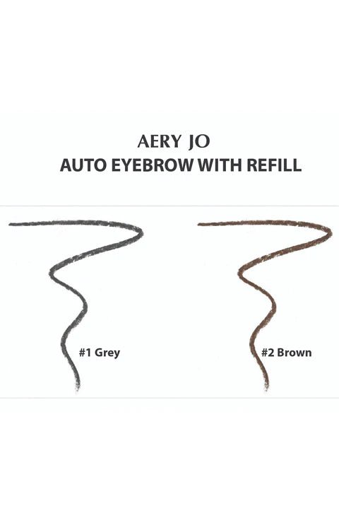 AERY JO AUTO EYEBROW WITH REFILL 01Gray, 02 Brown - Palace Buy