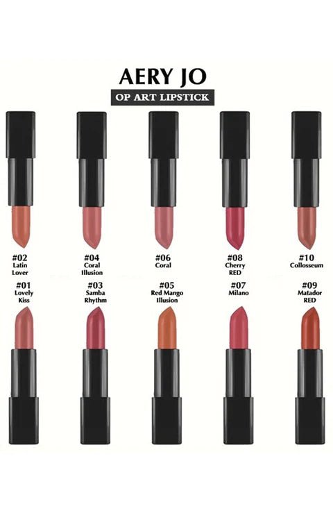 AERY JO - OP Art Lipstick - 10 Color - Palace Buy