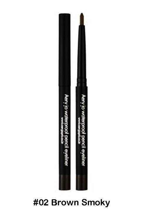 AERY JO - Waterproof Pencil Eyeliner - 2 Colors (Black, Brown) - Palace Buy