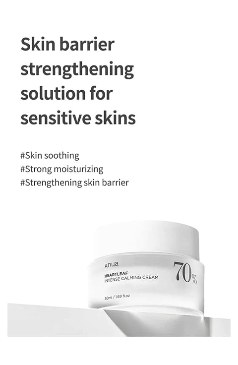 ANUA Heartleaf 70 Intense Calming Cream 50ML - Palace Buy