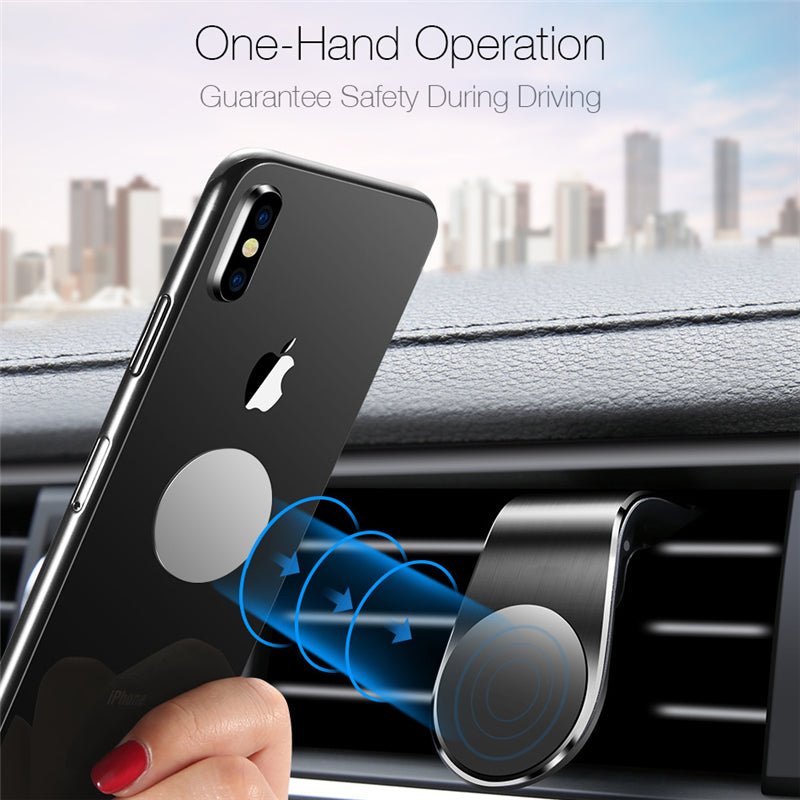 Car Magnet Magnetic Air Vent Mount Holder Magnetic Car Phone Holder Stand 360 Metal Car Air Vent Magnet Stand In Car GPS Mount Holder - Palace Buy