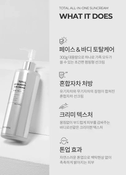 Charmzone Nc1 LABONITA TOTAL UV GUARD SUN CREAM SPF50+ / PA+++++ - Palace Buy