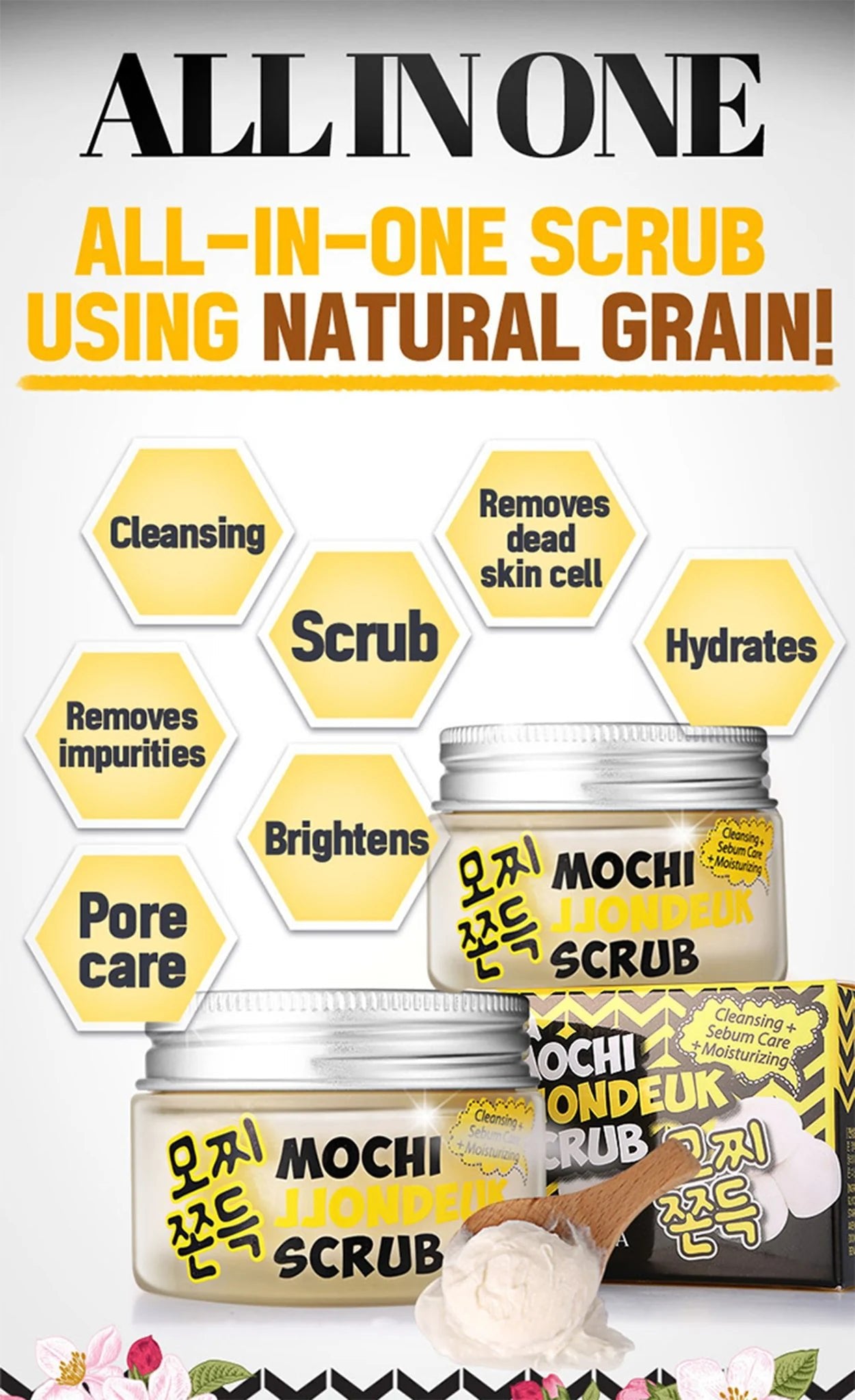 LABONITA Mochi Jjondeuk Scrub 50ML - Palace Buy