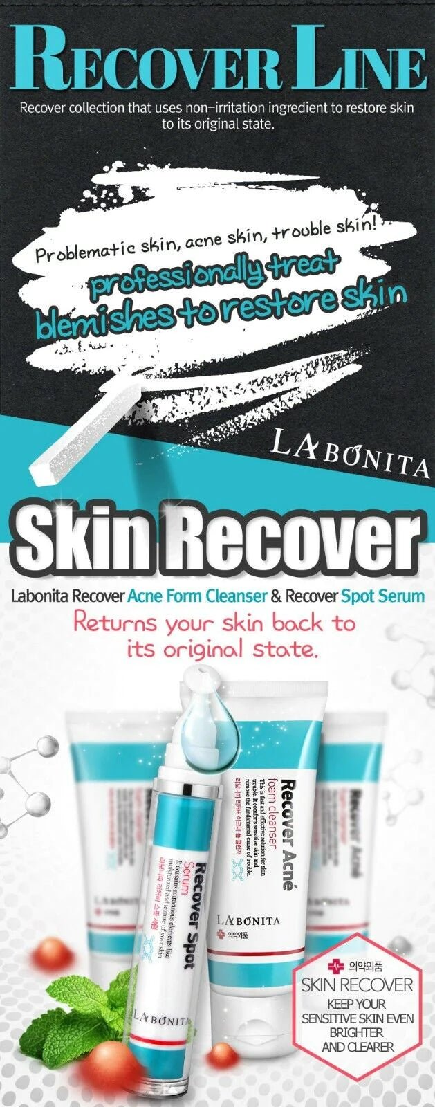 LABONITA RECOVER AC FOAM CLEANSER - 100ML - Palace Buy