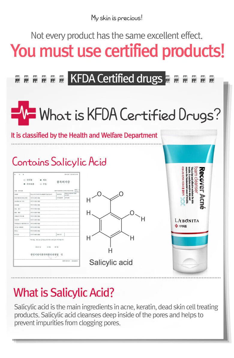 LABONITA RECOVER AC FOAM CLEANSER - 100ML - Palace Buy