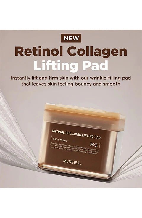 MEDIHEAL Retinol Collagen Lifting Pad 100pcs - Palace Buy