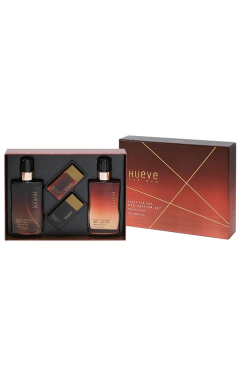 Hueve For Men Premium Skin Care Red Edition 2pcs Set