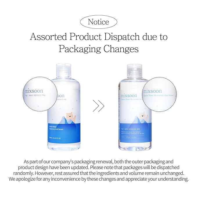 Mixsoon Glacier Water Hyaluronic Acid Serum 300ml - Palace Buy