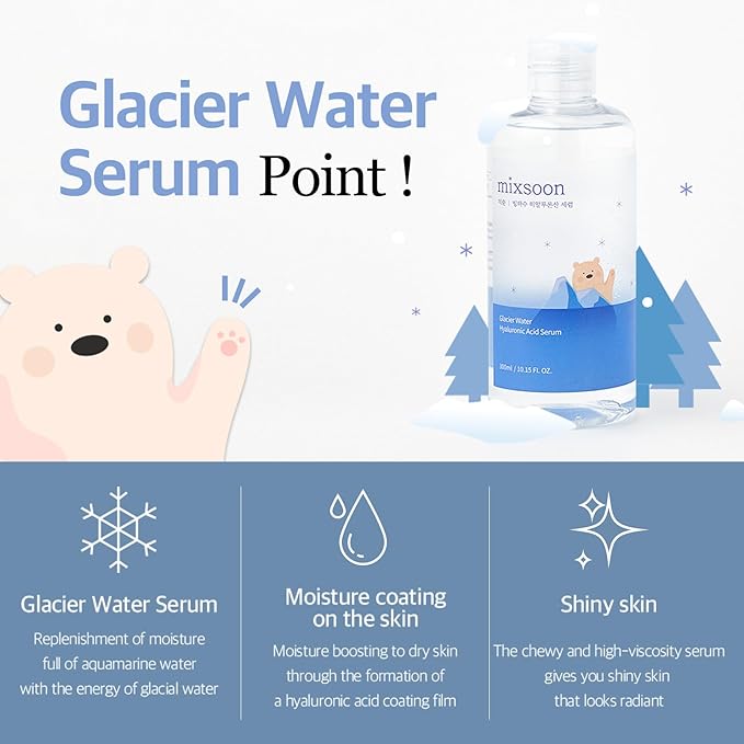 Mixsoon Glacier Water Hyaluronic Acid Serum 300ml - Palace Buy