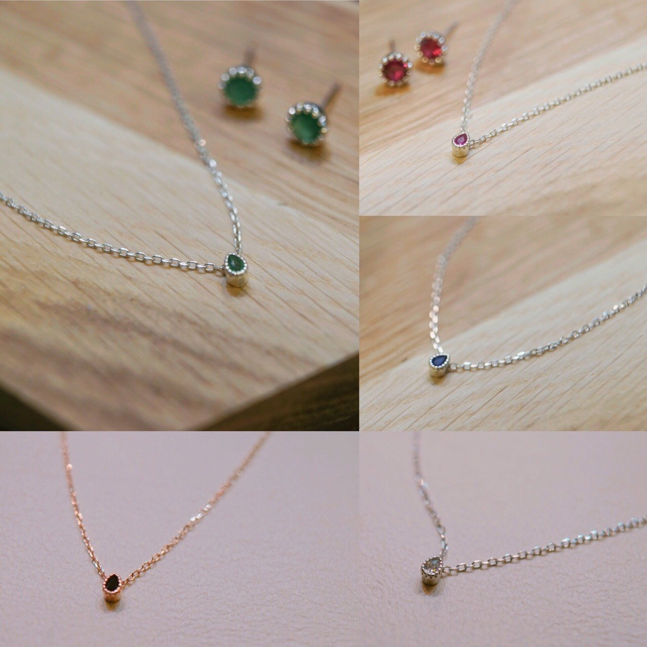 Noble Water Drop Pendant Necklac - 925 Sterling Silver (18K Gold plated) - Made in Korea - Palace Buy