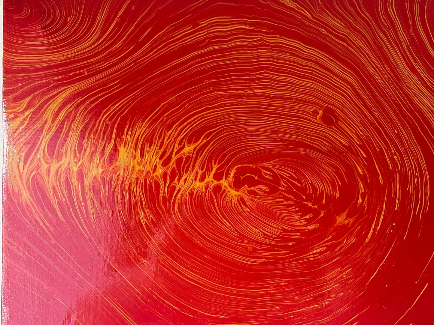 Original Hand Created Arcrylic Pouring and Fluid Art Painting on 8"x10" Canvas~ Varnished - Palace Buy