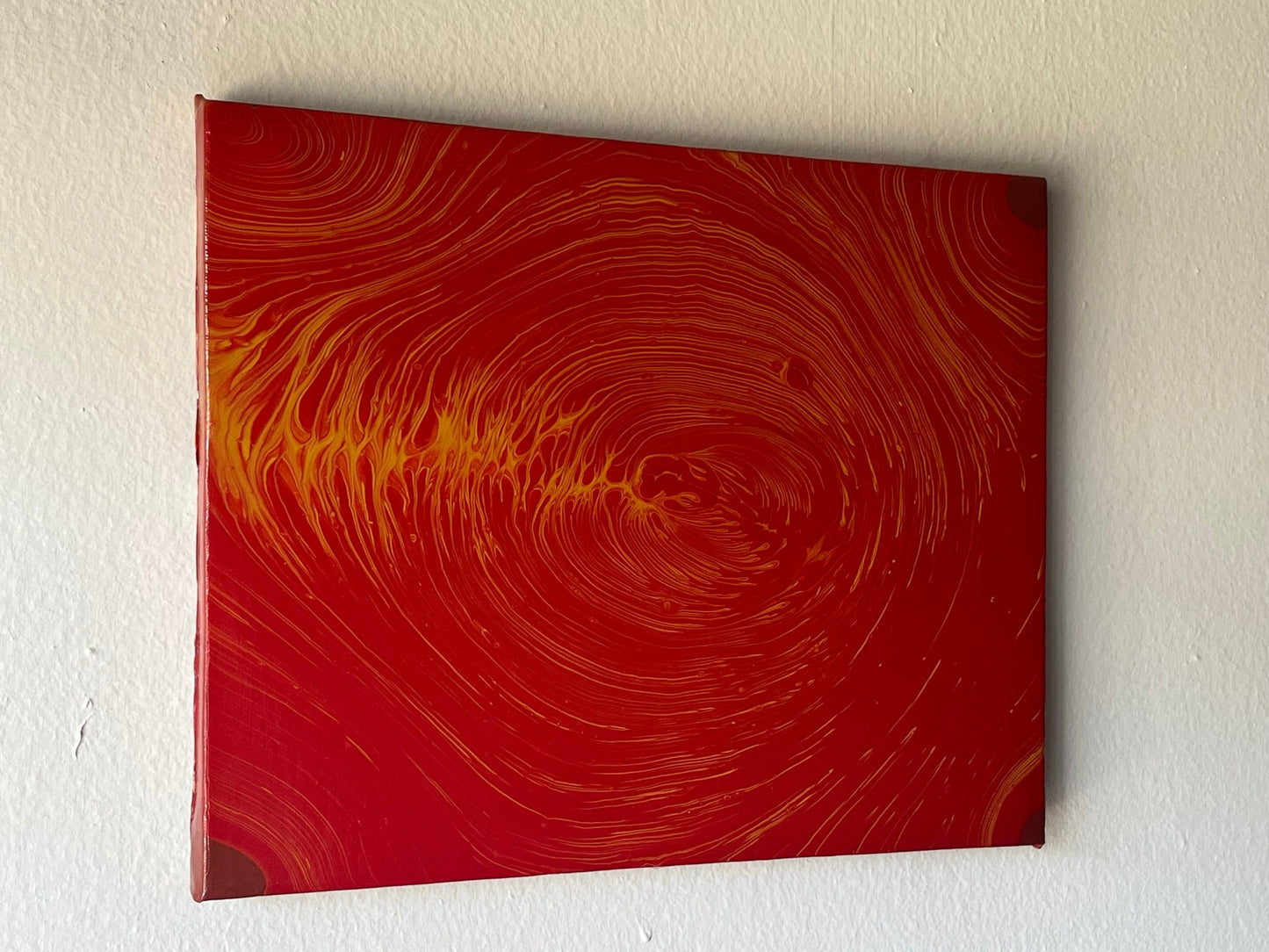 Original Hand Created Arcrylic Pouring and Fluid Art Painting on 8"x10" Canvas~ Varnished - Palace Buy