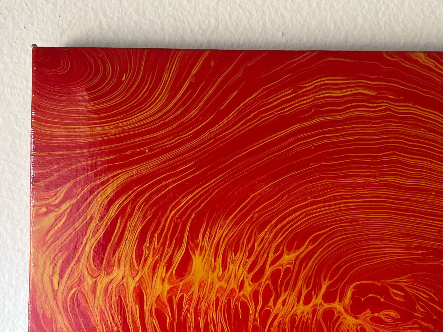 Original Hand Created Arcrylic Pouring and Fluid Art Painting on 8"x10" Canvas~ Varnished - Palace Buy