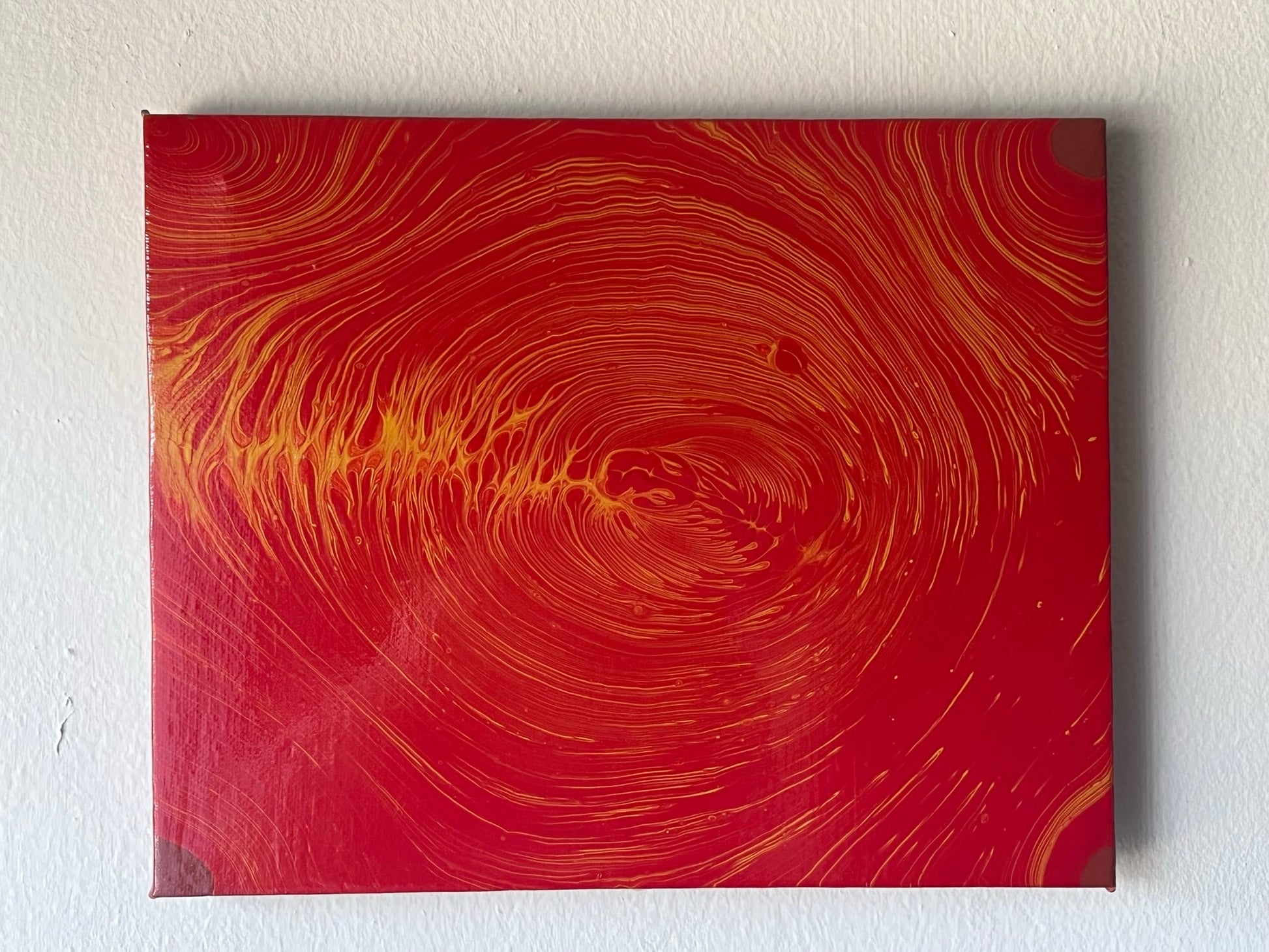 Original Hand Created Arcrylic Pouring and Fluid Art Painting on 8"x10" Canvas~ Varnished - Palace Buy