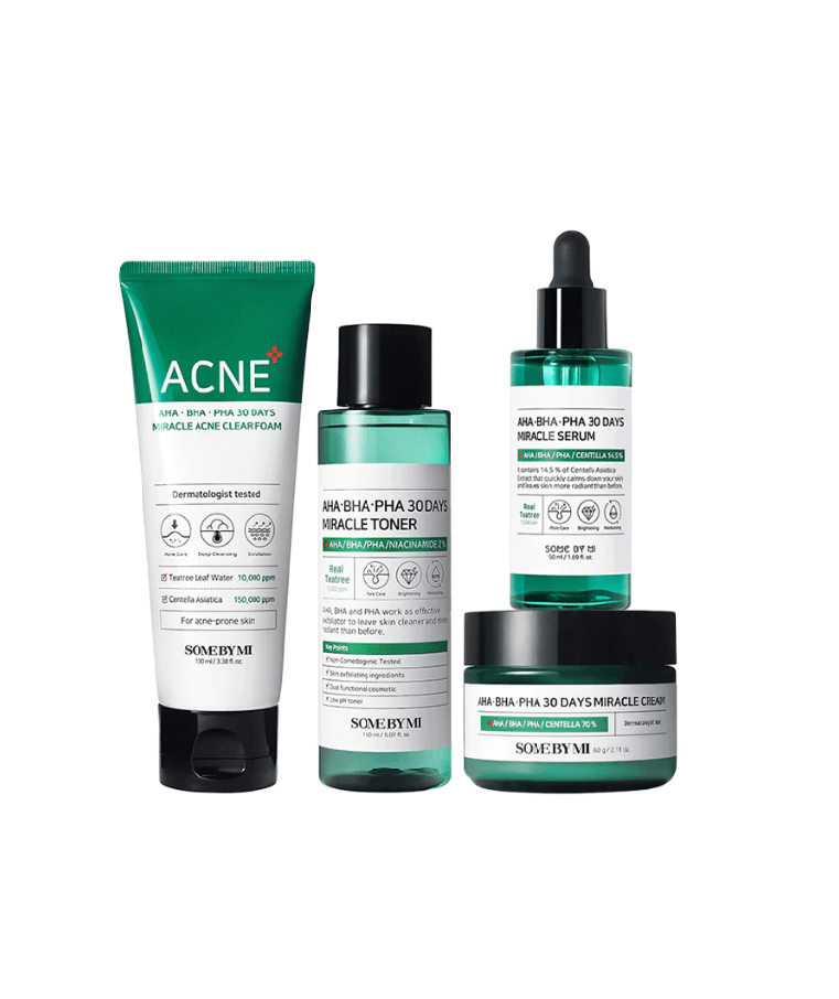 SOMEBYMI AHA BHA PHA 30 Days Miracle 4Pcs Bundle - Palace Buy