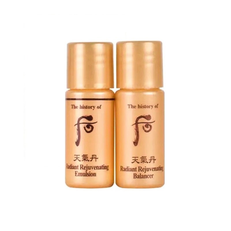The History Of Whoo Radiant Rejuvenating Balancer + Emulsion - 천기단 - 天气丹 Anti - aging,Firming,Elasticity，Moisturizing - Palace Buy