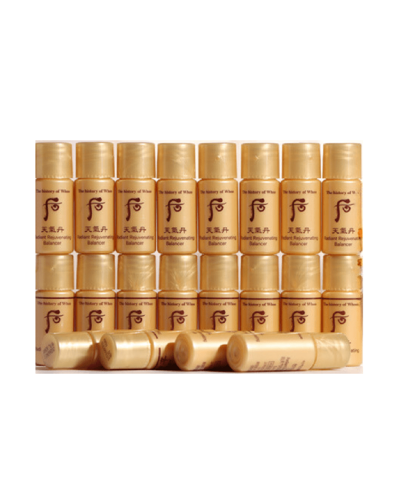 The History Of Whoo Radiant Rejuvenating Balancer + Emulsion - 천기단 - 天气丹 Anti - aging,Firming,Elasticity，Moisturizing - Palace Buy